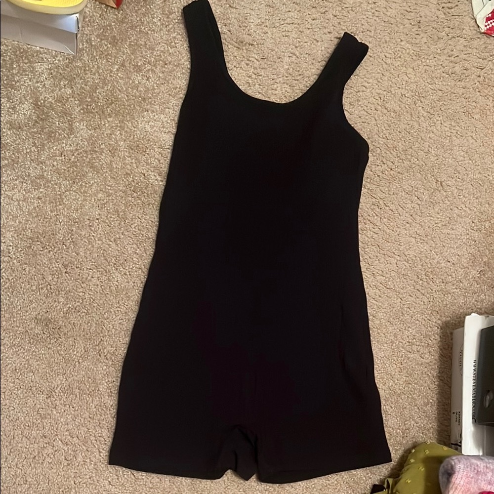 SHEIN Black Sleeveless Romper